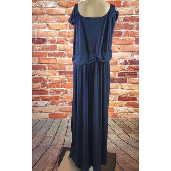 NY Collection Navy Dress Size 3X NWT - Picture 4 of 5
